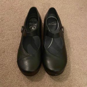 Dansko leather mary janes.